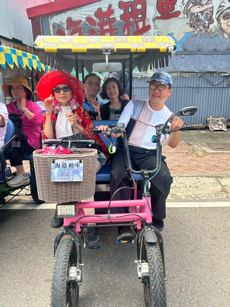 南寮租車活動合影